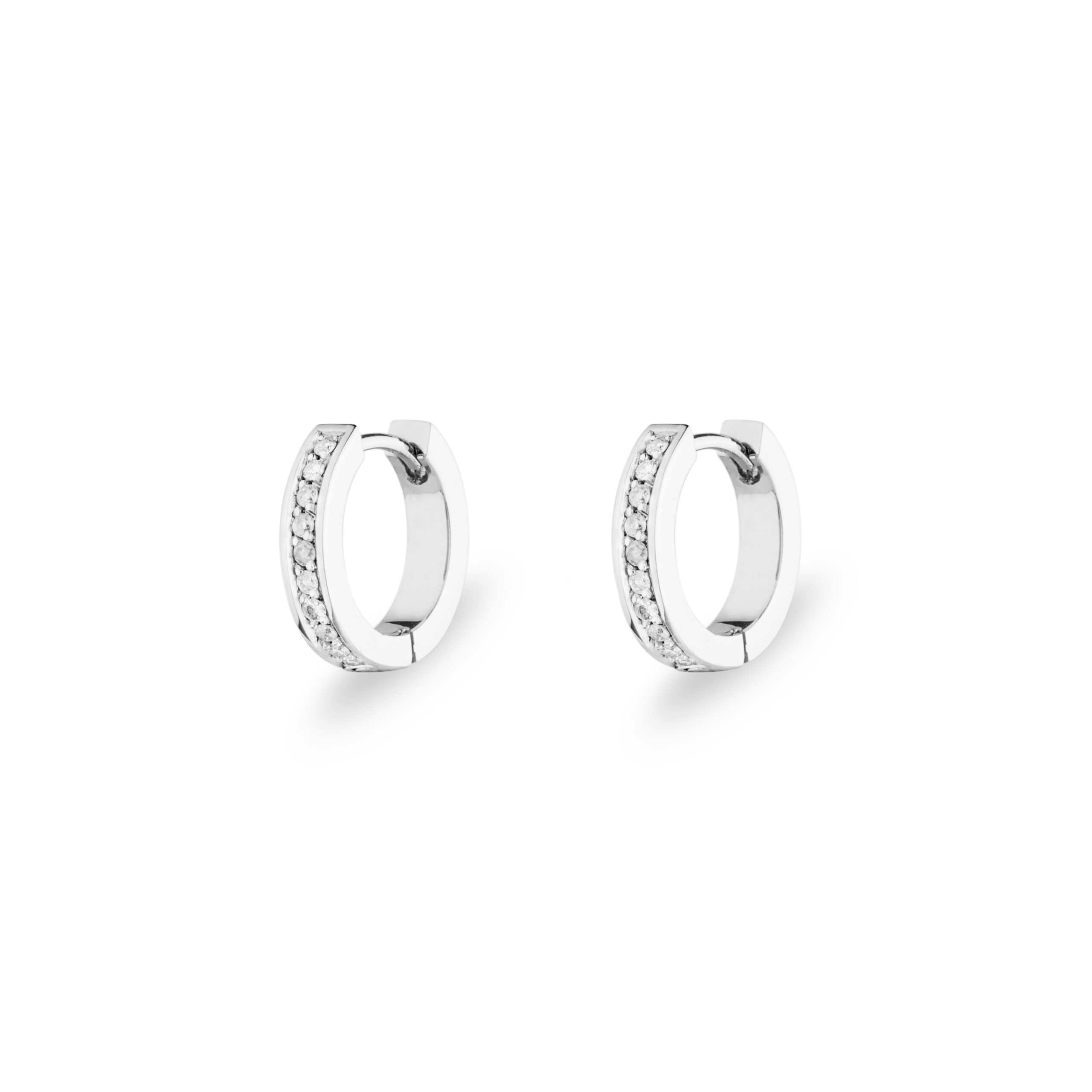 Brinco-Argolinha-12mm-Colecao-Classique brinco argolinha 12mm ouro branco e diamantes